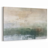 Calm Coastal Landscape - Minimalist Abstract Ocean Canvas Wall Art