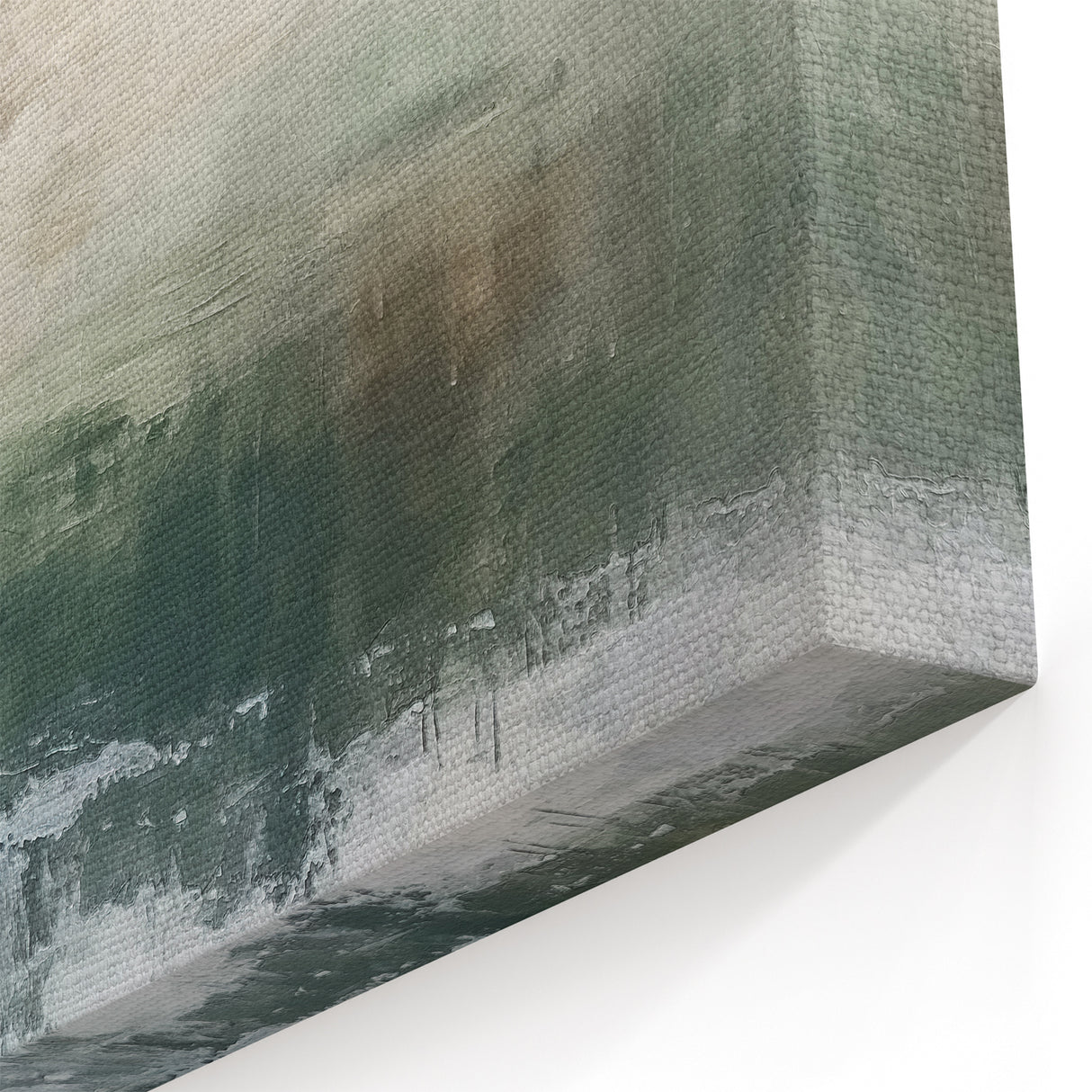 Calm Coastal Landscape - Minimalist Abstract Ocean Canvas Wall Art