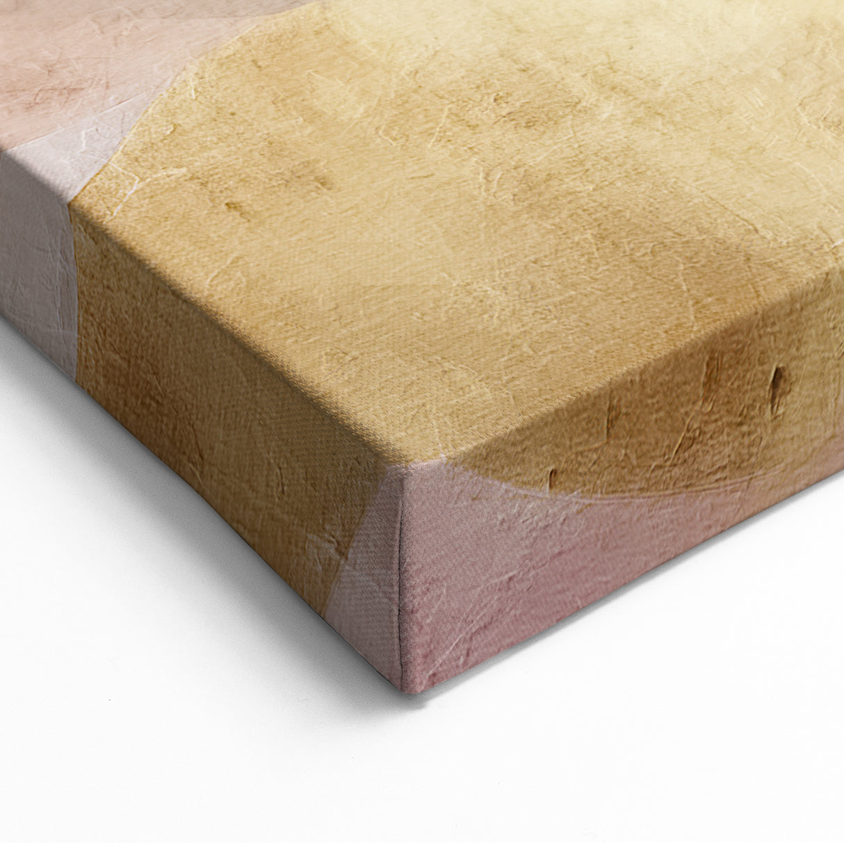 Dreamy Sunset Waves - Soft Pastel Abstract Landscape Canvas Wall Art