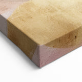 Dreamy Sunset Waves - Soft Pastel Abstract Landscape Canvas Wall Art