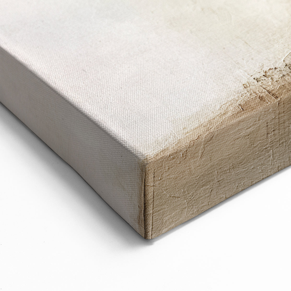 Golden Tree Grove - Elegant Abstract Nature Landscape Canvas Wall Art