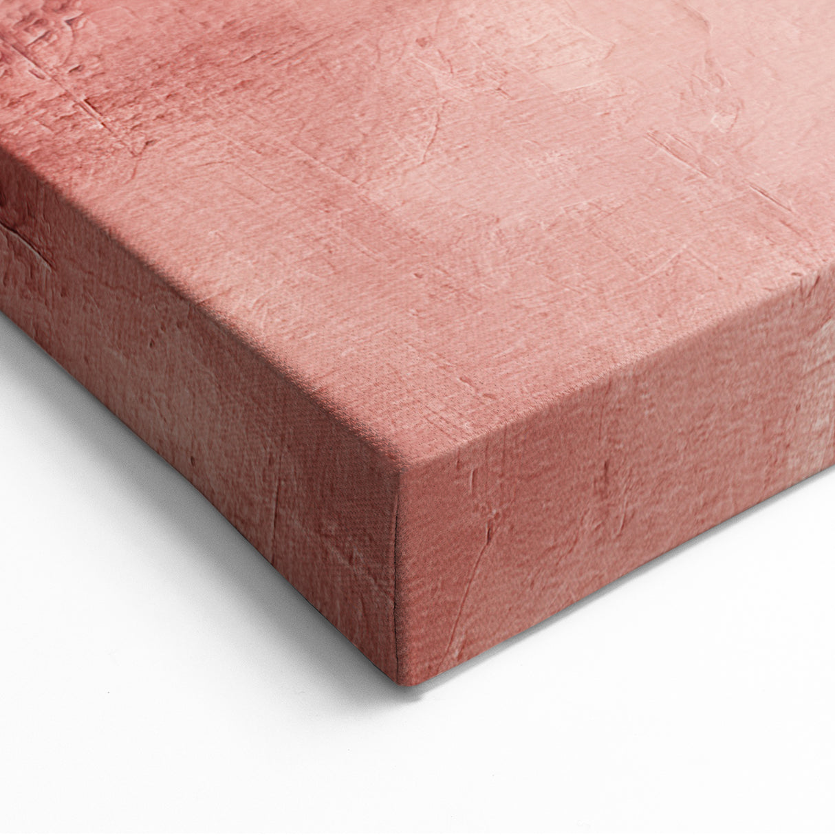 Desert Serenity - Minimalist Abstract Pink and Beige Landscape Canvas