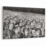 Fourth of July Fireworks Print - Winslow Homer Festive Crowd Scene Art