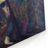 Head of Girl with Feathered Turban Art Print - William Glackens Portrait