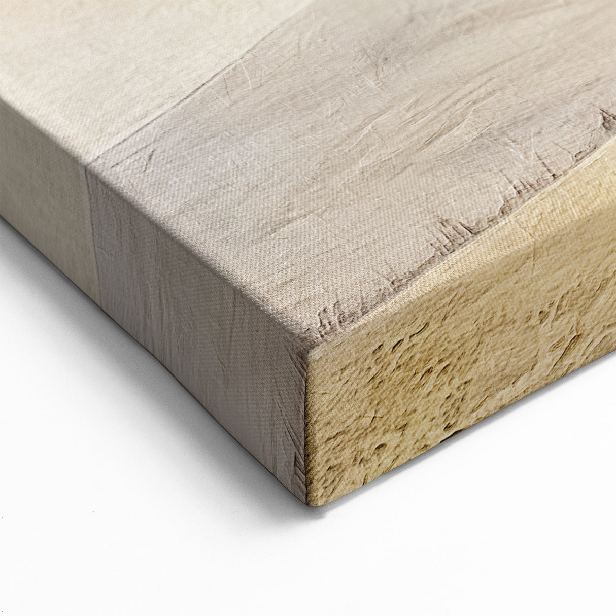 Abstract Golden Tree Landscape Art - Elegant Nature Canvas Decor