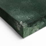 Modern Landscape Abstract - Deep Green Misty Landscape Wall Art