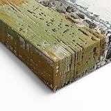 Rustic Village Architecture - Abstract Countryside Canvas Wall Art