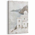 Coastal Architecture Art - Minimalist Seaside Canvas Wall Decor