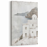Coastal Architecture Art - Minimalist Seaside Canvas Wall Decor