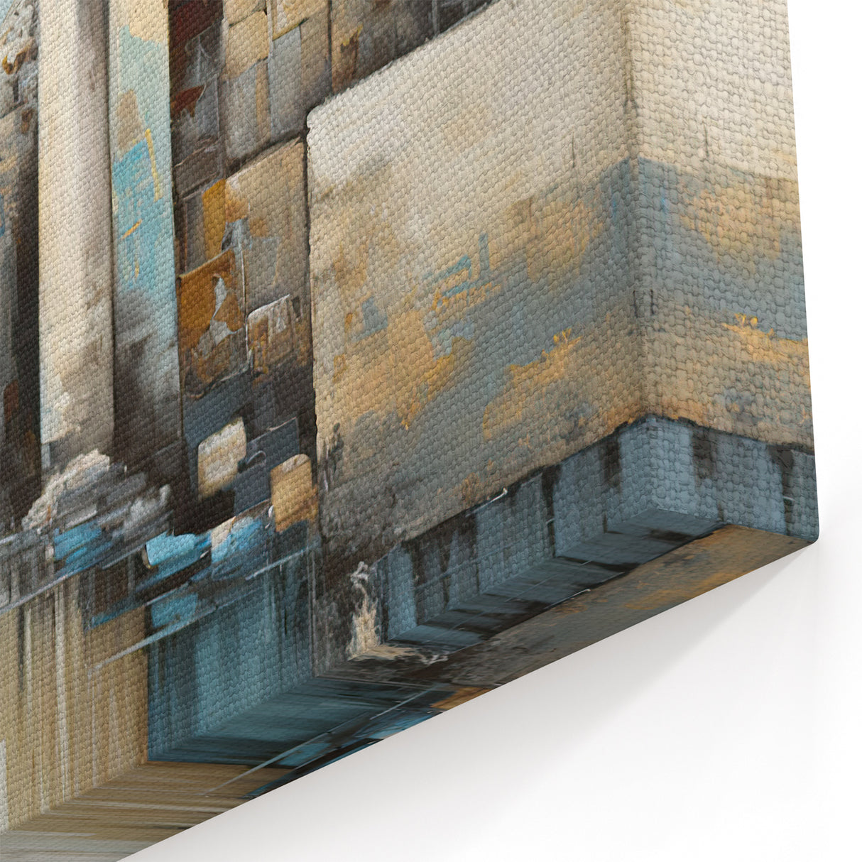 Ancient Ruins Architecture Art - Abstract Fortress Canvas Wall Decor
