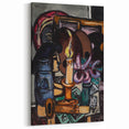 Modern Still Life with Candle - Contemporary Art Print for Trendy Decor