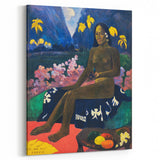 Modern Tropical Portrait - Vibrant Art Print by Paul Gauguin for Home Decor