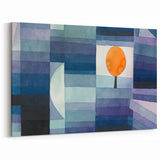 Abstract Autumn Tree - Modern Geometric Art Print by Paul Klee for Decor
