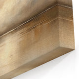 Serene Sunset Abstract Landscape – Golden Hues on Canvas for Calm Spaces