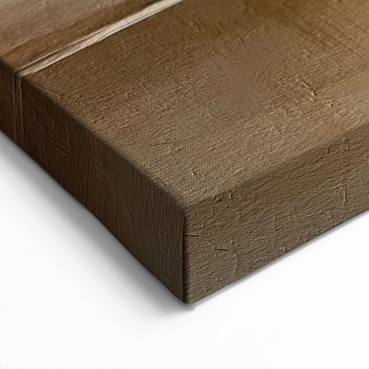 Serene Sunset Abstract Landscape – Golden Hues on Canvas for Calm Spaces