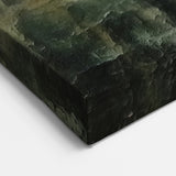 Nature-Inspired Abstract Landscape – Green & Earthy Tones on Canvas