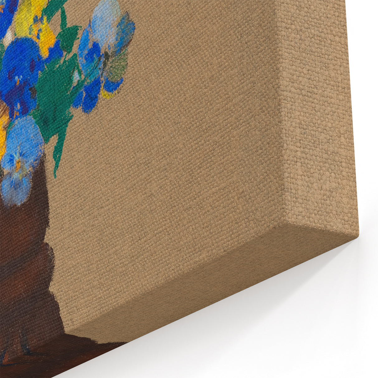 Modern Wall Art - Pansies by Odilon Redon - Abstract Floral Art Print