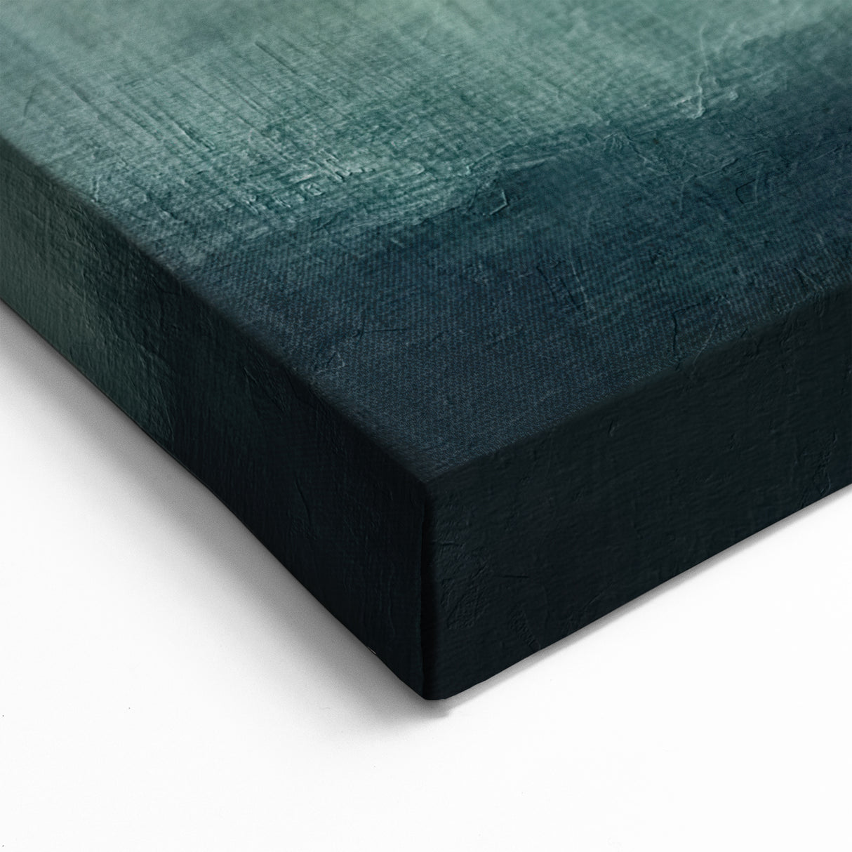 Serene Mountain Abstract Landscape – Soft Green Hues on Canvas