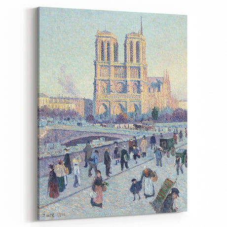 Modern Wall Art - Quai Saint Michel & Notre Dame - Paris Cityscape Print