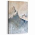 Calming Mountain Landscape Art - Minimalist Abstract Nature Decor