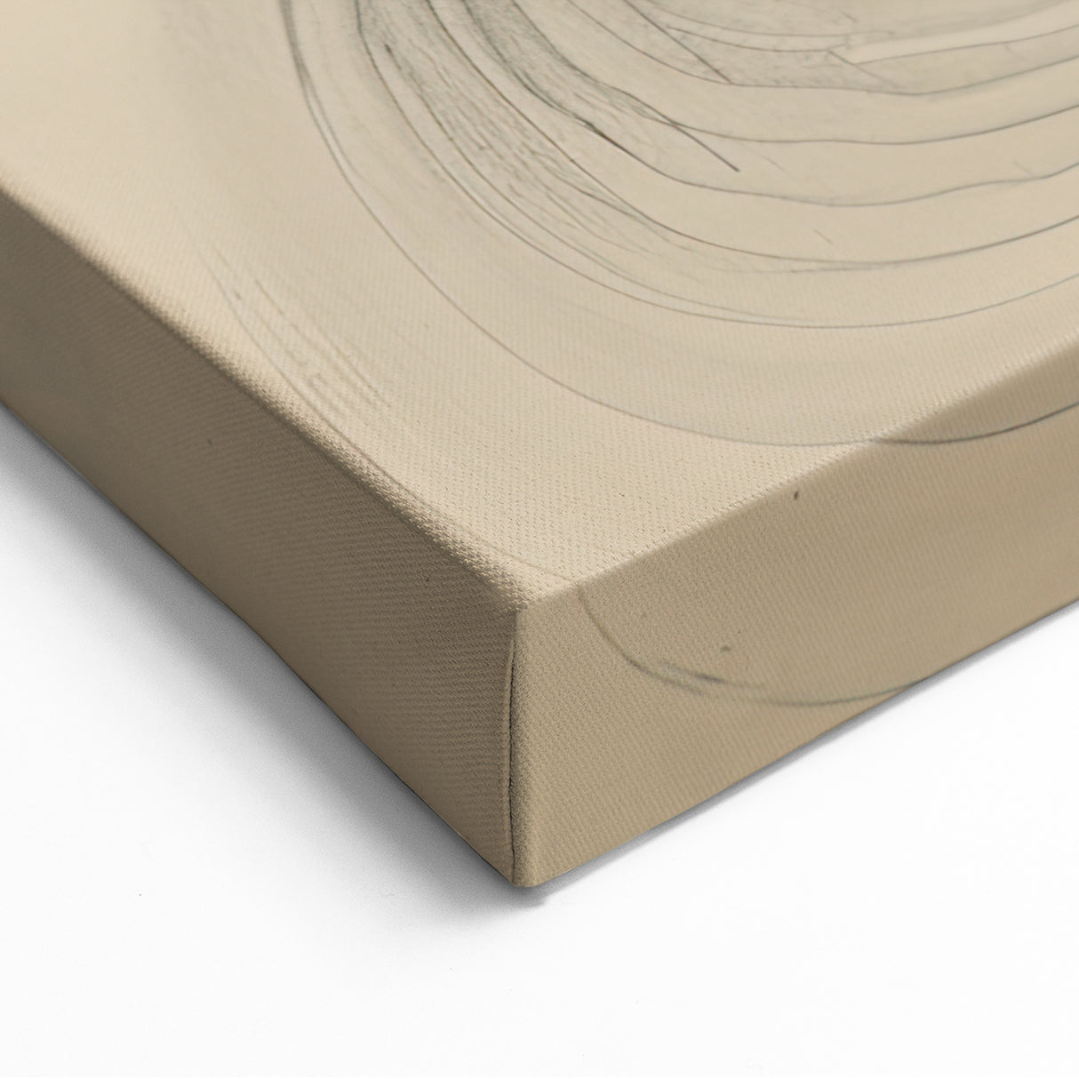 Modern Minimalist Flowing Shapes Art - Black Abstract Wall Decor