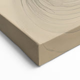 Modern Minimalist Flowing Shapes Art - Black Abstract Wall Decor