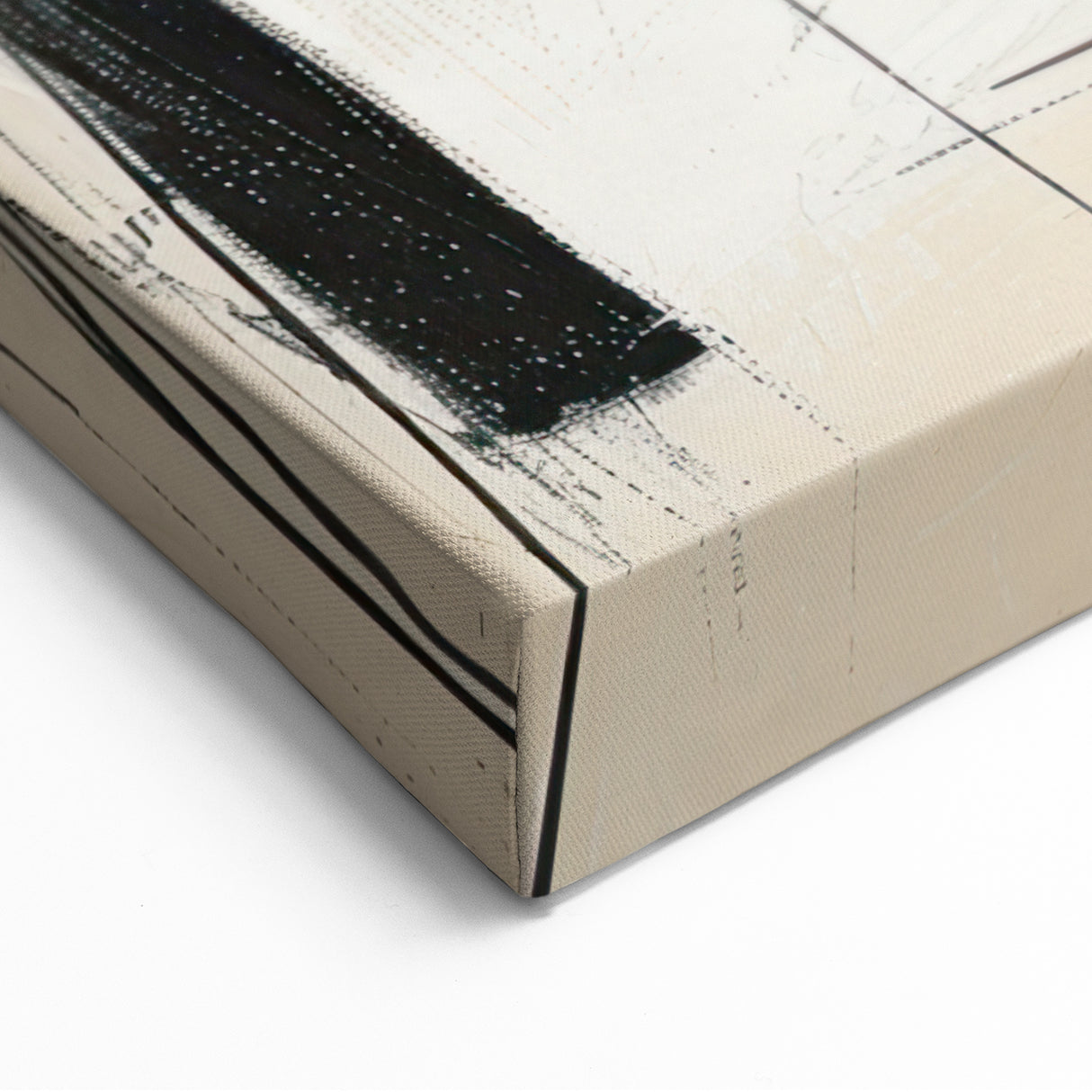 Textured Abstract Line Art - Neutral Minimalist Wall Decor