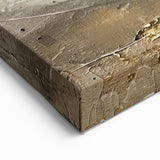 Golden Tree Abstract Landscape – Elegant Canvas Art for Luxe Decor