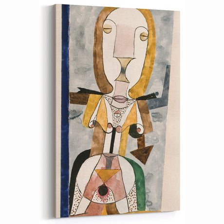 Modern Wall Art - Abstract Portrait by Paul Klee - Contemporary Art Print