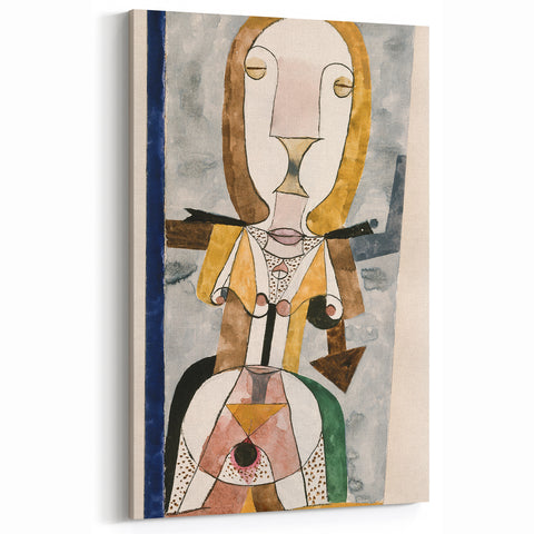Modern Wall Art - Abstract Portrait by Paul Klee - Contemporary Art Print