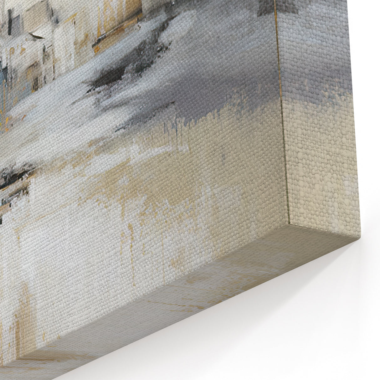 Geometric Architecture Wall Art - Modern Urban Abstract Canvas Print