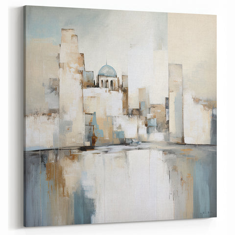 Contemporary Architectural Wall Art - Urban Minimalist Canvas Print
