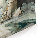 Modern Architectural Landscape Art - Abstract Urban Canvas Print