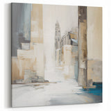 Minimalist Architectural Wall Art - Urban Abstract Cityscape Print