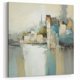 Abstract Cityscape Architecture Art - Urban Landscape Canvas Print