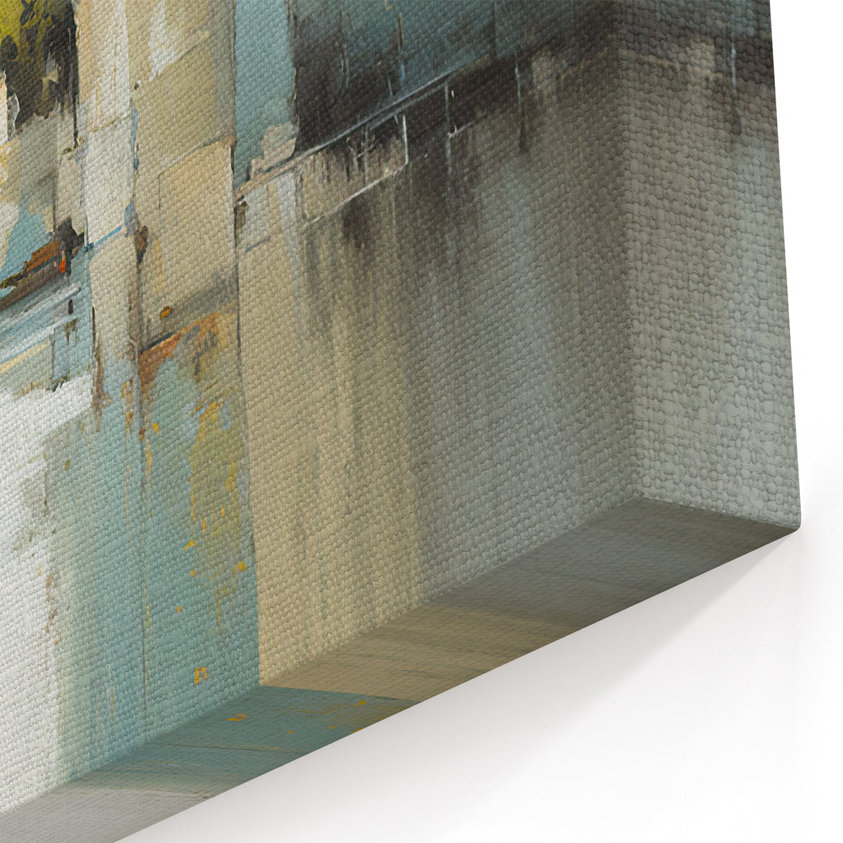 Abstract Cityscape Architecture Art - Urban Landscape Canvas Print