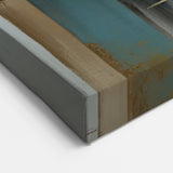 Mediterranean Architectural Wall Art - Abstract Village Canvas Print