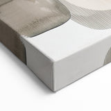 Minimalist Abstract Art in Neutral Earth Tones - Modern Simple Wall Decor