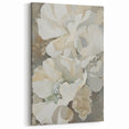 Minimalist Floral Wall Art in Soft Earth Tones - Modern Botanical Decor