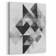 Minimalist Abstract Geometric Art in Black and White - Modern Wall Decor