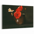 Modern Wall Art Print - Elegant Poppies and Daisies Still Life - Floral Decor