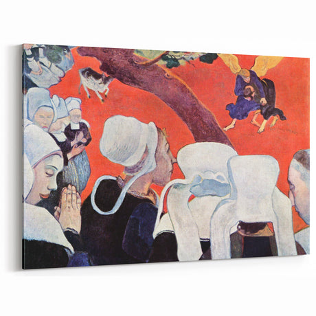 Modern Wall Art Print - Vision of the Sermon by Gauguin - Bold Decor Piece