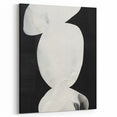 Minimalist Abstract Art in Black and White - Modern Elegant Wall Decor