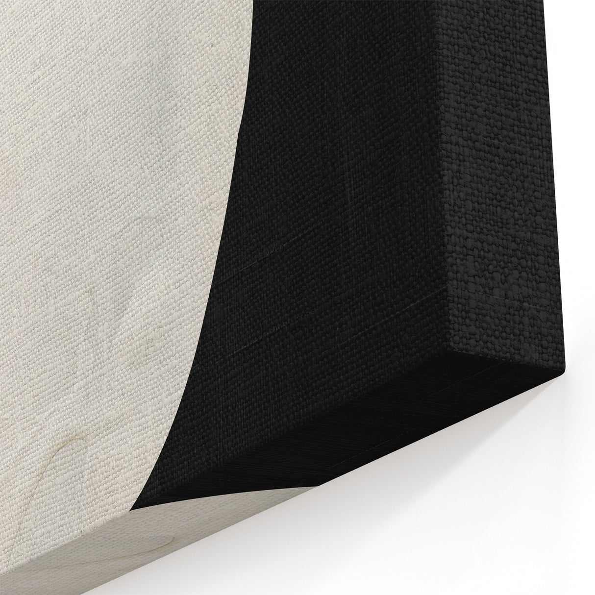 Minimalist Abstract Art in Black and White - Modern Elegant Wall Decor