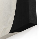 Minimalist Abstract Art in Black and White - Modern Elegant Wall Decor