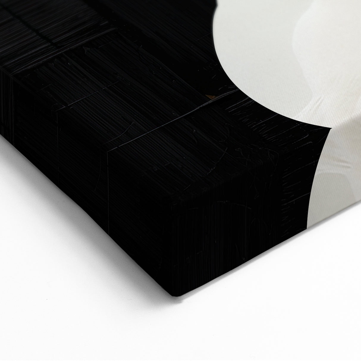 Minimalist Abstract Art in Black and White - Modern Elegant Wall Decor