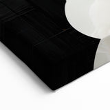 Minimalist Abstract Art in Black and White - Modern Elegant Wall Decor