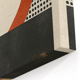 Minimalist Abstract Geometric Art in Warm Tones - Modern Wall Decor