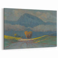 Modern Wall Art Print - Hay Weighing by Csordák - Tranquil Landscape Decor