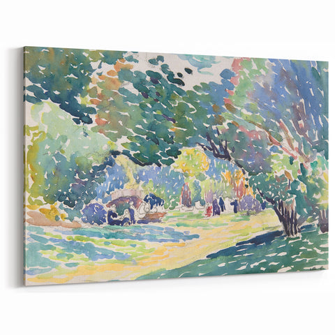 Modern Wall Art Print - Landscape by Henri Edmond Cross - Lush Nature Decor
